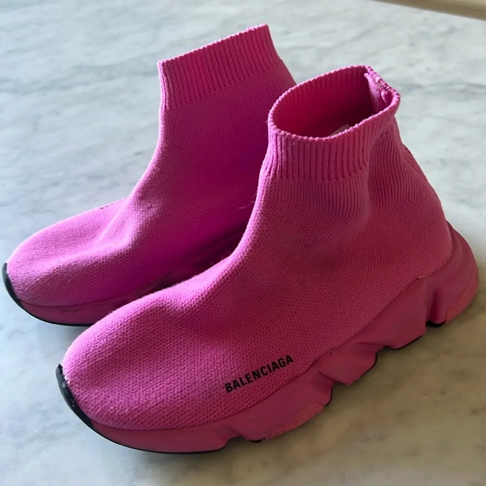 Balenciaga girls sock sneakers size 10-11 - Picture 1 of 8